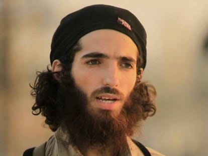El terrorista del ISIS 'el Cordobés' en una captura de vídeo de 2017.