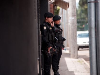 Miembros de la Polic&iacute;a Nacional Civil de Guatemala.