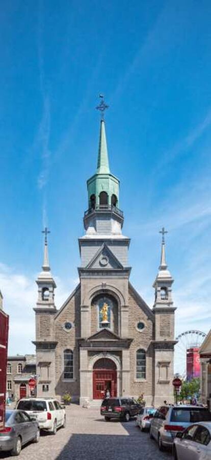 Iglesia de Nuestra Señora del Buen Socorro, en Montral, que se menciona en la canción ‘Suzanne’ de Leonard Cohen.