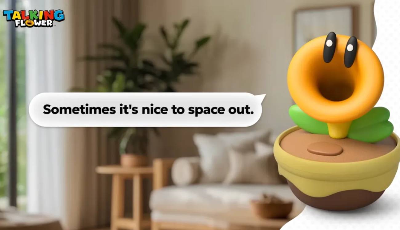 Nintendo lanza su flor parlante: una mascota que querrás en tu escritorio