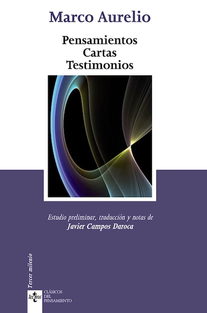 Portada de ‘Pensamientos. Cartas. Testimonios’, de Marco Aurelio.