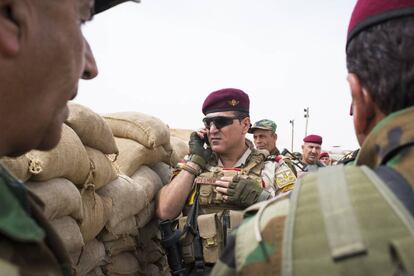 O chefe das forças especiais dos peshmerga, Almi Mosuri.