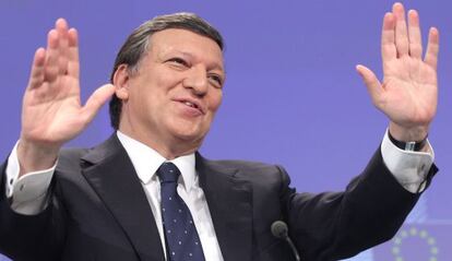 El presidente de la Comisi&oacute;n, Jos&eacute; Manuel Dur&atilde;o Barroso.