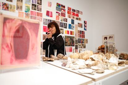 Marisa González, en la exposición antológica que le dedica el Reina Sofía, el pasado 13 de mayo.