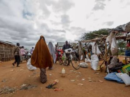 El mercado IFO1, en el campo de refugiados de Dadaab, Kenia.