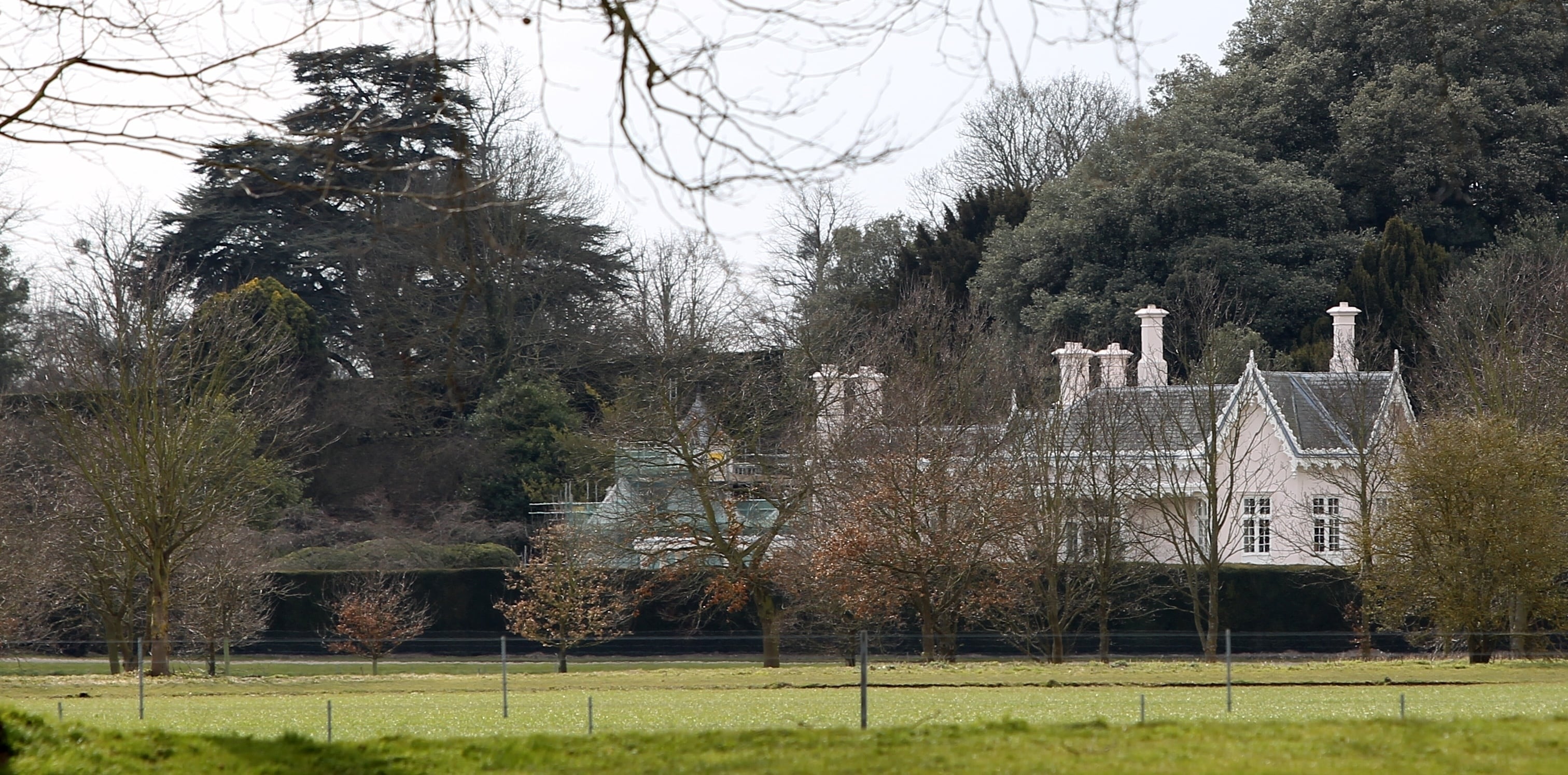 Una foto de Adelaide Cottage tomada en 2013, dentro de los terrenos del castillo de Windsor.
