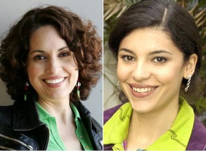 Las actrices que interpretarán a Cayetana de Alba: Adriana Ozores, a la izquierda, e Irene Visedo.