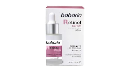 Un serúm de retinol para las arrugas de la frente con una buena relación calidad-precio. BABARIA.