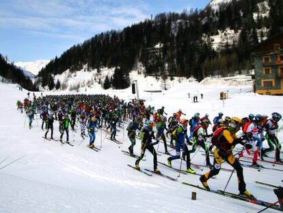 Carrera de esquí de montaña Tour du rutor.