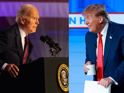 Joe Biden y Donald Trump.