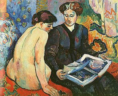 Pintura de Henri Manguin de la colección de Carmen Thyssen, que se exhibe en Roma.