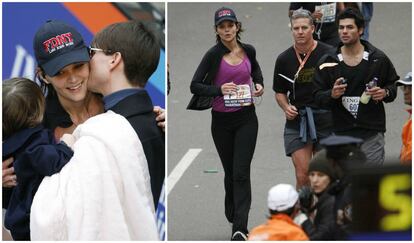 En 2007, Katie Holmes fue una de las corredoras. Tras cruzar la línea de meta, a la actriz la esperaba su entonces marido, el actor Tom Cruise, con la hija de la pareja.