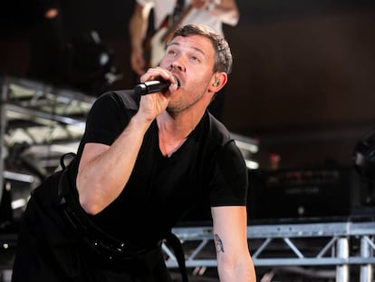 El cantante británico Will Young durante un concierto en 2019. 