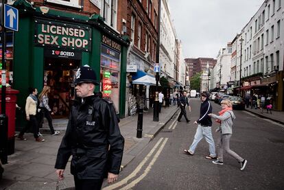 Un 'sex shop' en el Soho