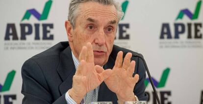José María Marín Quemada, el presidente de la Comisión Nacional de los Mercados y la Competencia (CNMC), en un acto de la APIE.