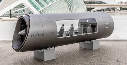 El vehículo Z01 Hyperloop de Zeleros.