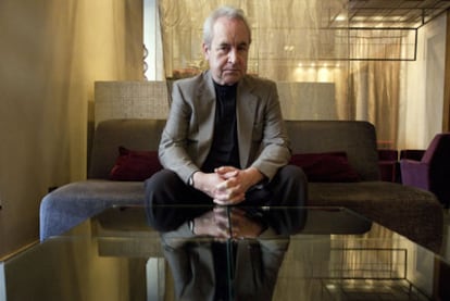 El escritor irlandés John Banville -o Benjamin Black-, esta semana en un hotel de Madrid.