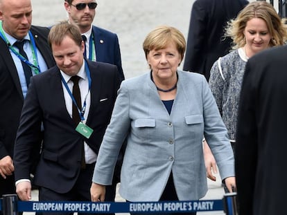 German Chancellor Angela Merkel in Brussels.