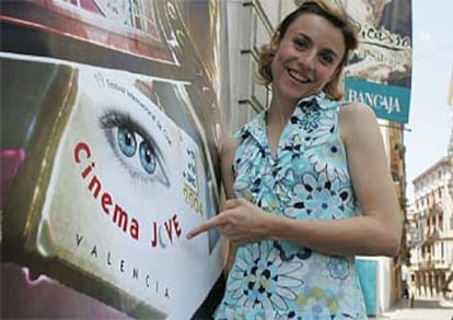 La actriz italiana Michela Cescon, protagonista de <i>Primo amore</i>, ayer en Valencia.