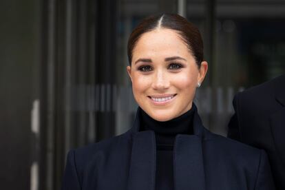 Meghan Markle durante una visita al World Trade Center a New York, 28 agosto 2024.