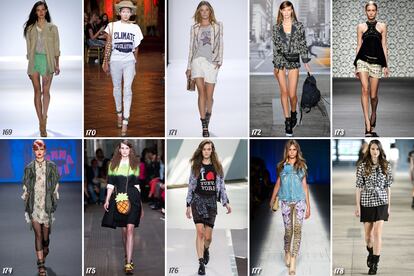 169. Mara Hoffman. 170. Vivienne Westwood Gold Label. 171. Rebecca Minkoff. 172. DKNY. 173. Iceberg. 174. Anna Sui. 175. Moschino Cheap&Chic. 176. 3.1 Phillip Lim. 177. Just Cavalli. 178. Alexis Mabille.