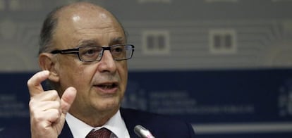 El ministro de Hacienda en funciones, Crist&oacute;bal Montoro.  