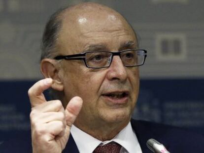 El ministro de Hacienda en funciones, Crist&oacute;bal Montoro.  