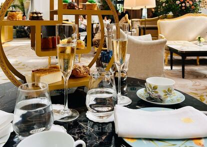 El 'afternoon tea', en el Hotel Mandarin Oriental Ritz.