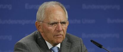 El ministro de Finanzas de Alemania, Wolfgang Sch&auml;uble.