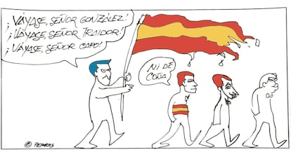 Viñeta de Peridis del 8 de junio de 2025.