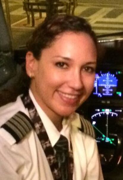 La piloto Paola Velasco.