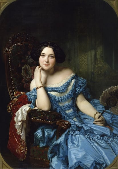 'Amalia de Llano y Dotres, condesa de Vilches'  1853, Madrid, Museo del Prado