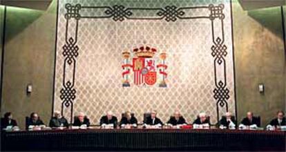 Pleno del Tribunal constitucional el pasado 16 de mayo.