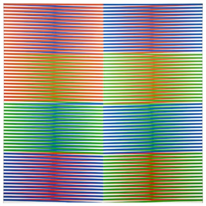 La obra 'Couleur Additive 14' (Carlos Cruz Diez) que la Galería Continua trae a Zona Maco.