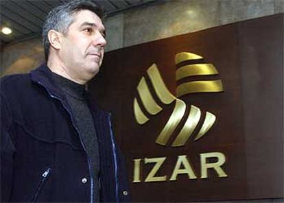 El secretario de la Federación Minerometalúrgica de CCOO, Felipe López, a su llegada a la sede de Izar en Madrid.