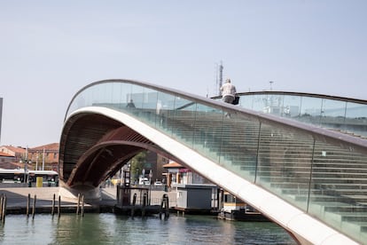 El Puente de la Constitución en Venecia, obra de Santiago Calatrava.