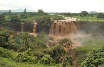 Cascadas del Nilo Azul, en Etiop&iacute;a.