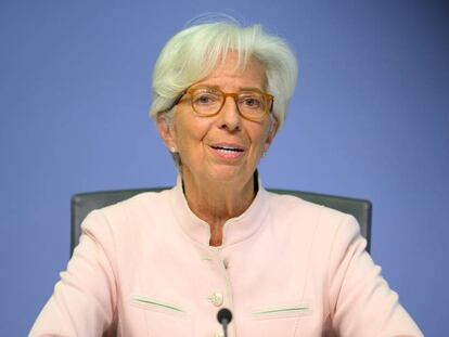 La presidenta del BCE, Christine Lagarde