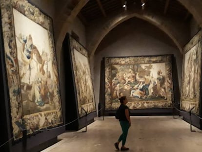 Exposición de tapices sobre la Historia de Roma en Sigüenza.