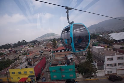 El cablebús es el nuevo sistema de transporte teleférico que conectará la periferia de la ciudad con el primer cuadro de la capital mexicana.