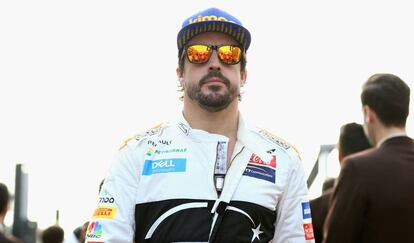 Fernando Alonso, poco antes de su última carrera en la Fórmula 1, celebrada en Abu Dabi el 25 de noviembre de 2018.