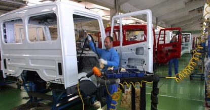 Trabajadores de Nissan &Aacute;vila.  