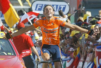 Iban Mayo solo ganó una etapa del Tour en su carrera, pero fue en Alpe d'Huez, suficiente para que su nombre quedara escrito en los anales de la ronda francesa.