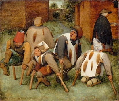 El cuadro 'Los mendigos' de Pieter Bruegel, el Viejo.