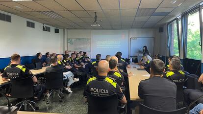 Formación Andema y Guardia Urbana Barcelona