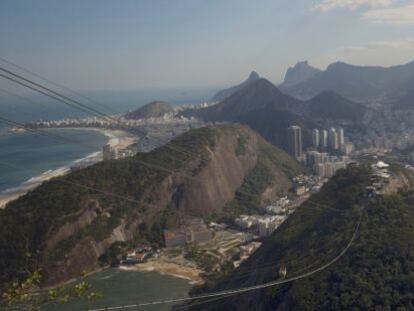 Vista de Río de Janeiro desde el morro Pan de Azúcar.