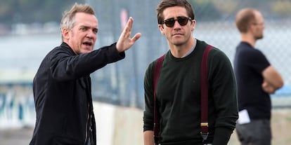 Jean-Marc Vallée, en el rodaje en 2014 de 'Demolición', con Jake Gyllenhaal