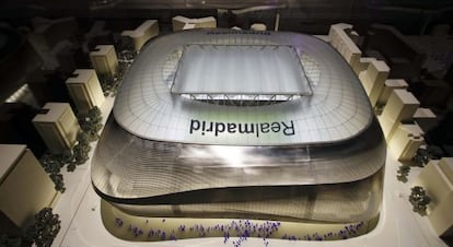 The design for the new Bernabéu stadium by GMP Architekten and the L-35 and Ribas&Ribas studios.