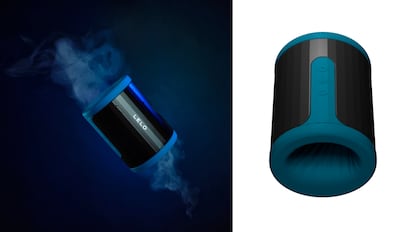 El masturbador masculino F2S de LELO combina tecnología avanzada y diseño ergonómico.