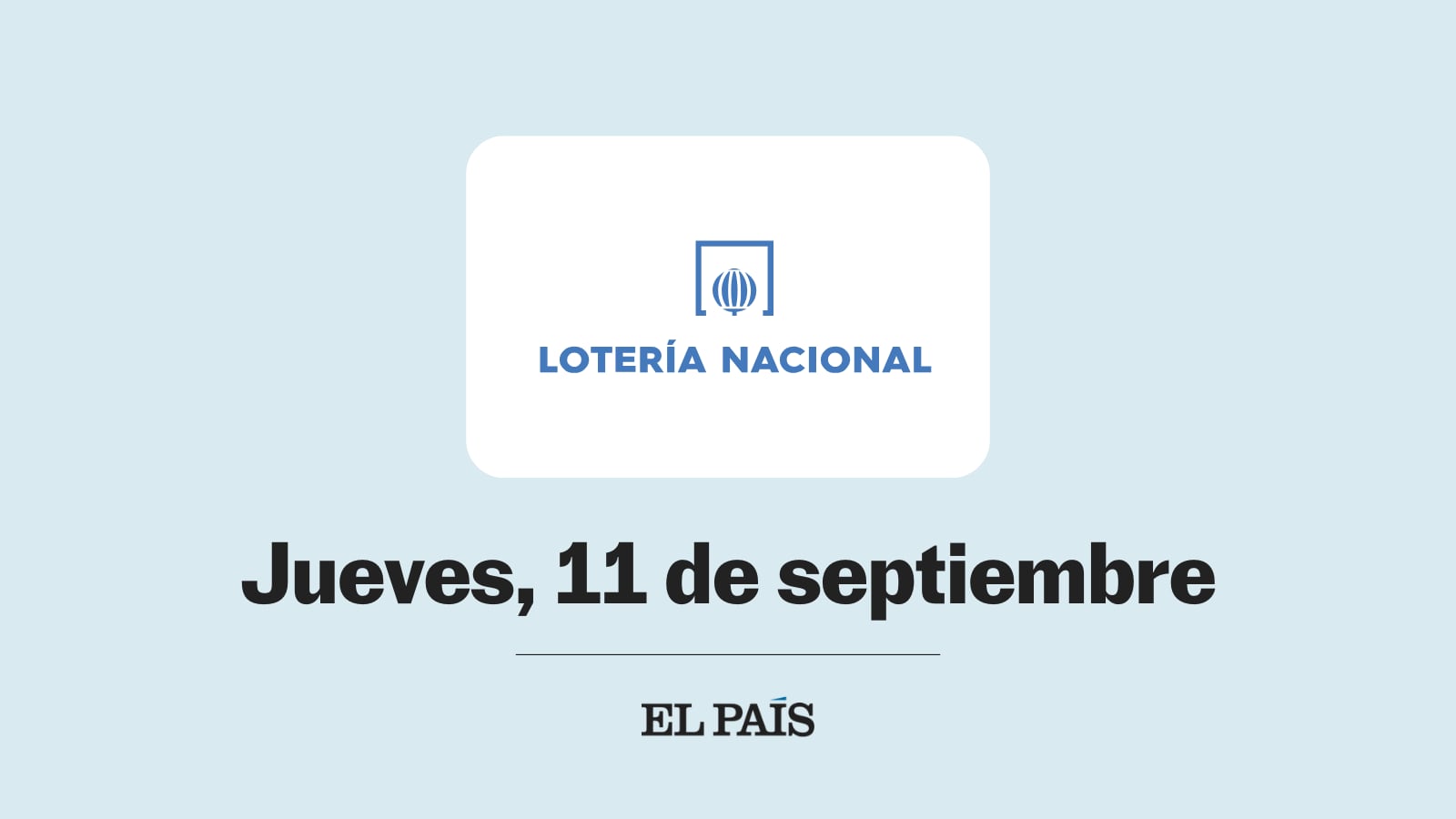 Lotería Nacional: Comprueba los números ganadores del sorteo del jueves 11 de septiembre de 2025